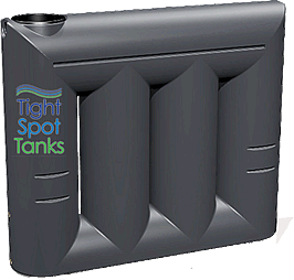 2000L Slim Water Storage Tank - Tight Spot Tanks